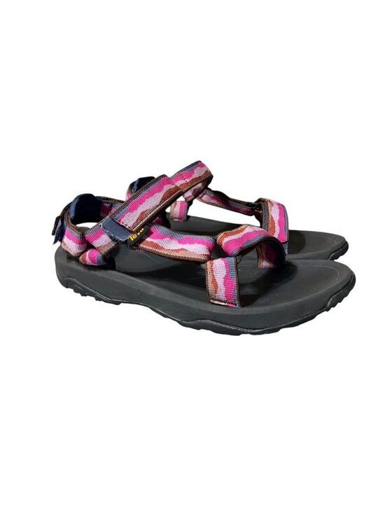 Teva Shoes - Teva Hurricane XLT3 Sandals 6 Women's Pink Navy Nylon Gorpcore Outdoor Water